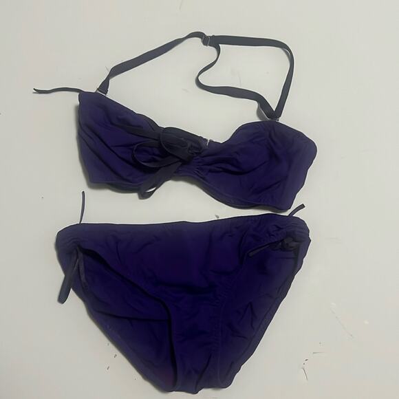MALIA MILLS ALICE PURPLE SWIMSUIT SET SIZE 2 - Picture 1 of 6